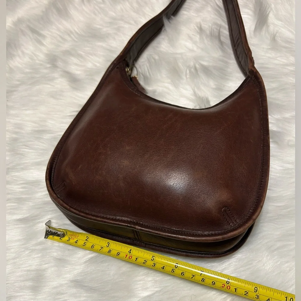 Vintage Coach 1998 ERGO Mini Zip 9020 Mahogany Bag - Picture 14 of 16